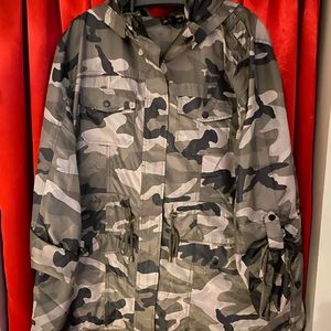 Camo Windbreaker